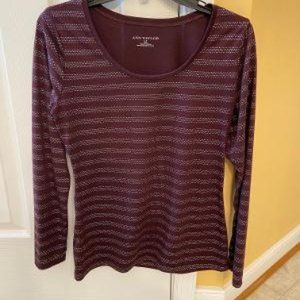 Burgundy L/S Top